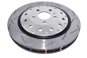compare product DBA 06-17 Audi RS3 4V Sedan 5000 Fully Assembled 2-Pc Silver Hat T3 Slot Rotor