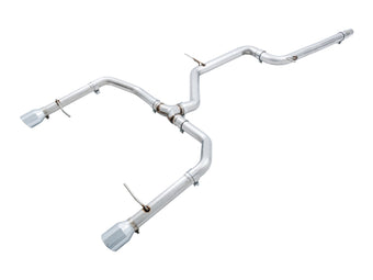 compare product AWE Tuning 18-21 Volkswagen Jetta GLI Mk7 Track Edition Exhaust - Chrome Silver Tips (Fits OEM DP)