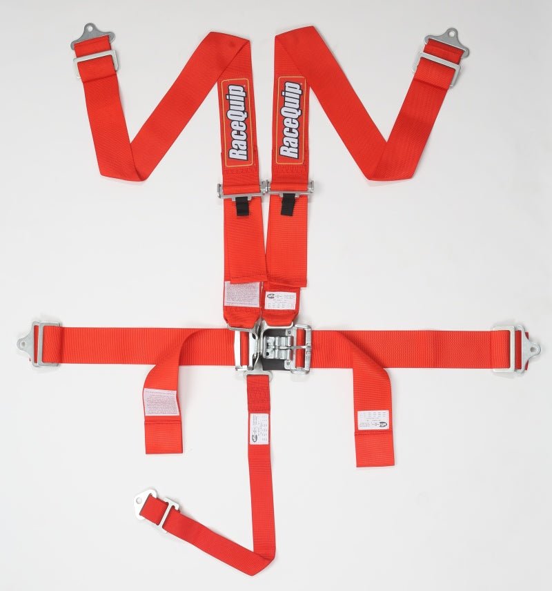 RaceQuip Red L & L 5pt Seat Belt - My Store