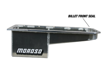 compare product Moroso Hemi Gen 3 (w/Dragpack K-Members) Drag Race Baffled Wet Sump 10qt 7.5in Aluminum Oil Pan