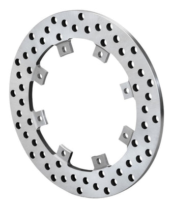 compare product Wilwood Super Alloy Drilled Rotor - 8x7.00in