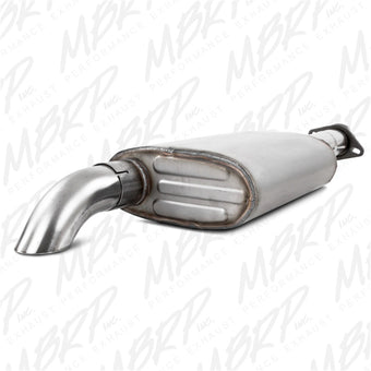 compare product MBRP 00-06 Jeep Wrangler (TJ) Inline-4 2.5L Inline-6 4.0L Cat Back Single Off-Road Turn Down T409 Ex