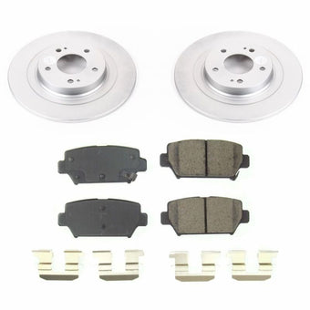 compare product Power Stop 2018 Mitsubishi Eclipse Cross Rear Z17 Evolution Geomet Coated Brake Kit