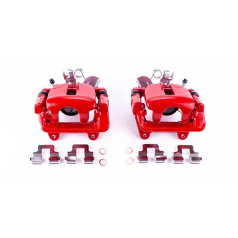 compare product Power Stop 05-09 Audi A4 Rear Red Calipers w/Brackets - Pair