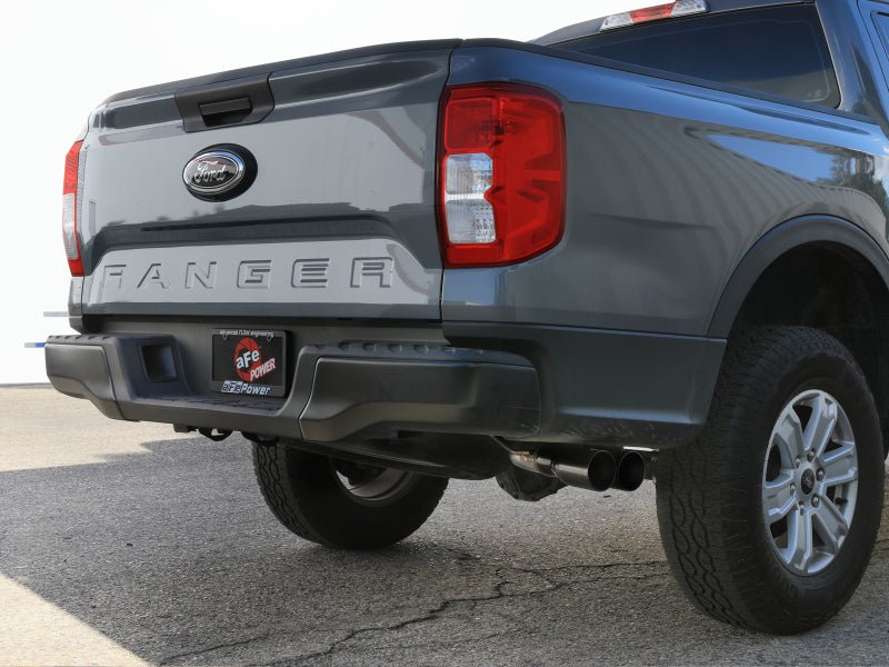 aFe 2024+ Ford Ranger L4 - 2.3L (t) Vulcan Series 2.5in to 3in Cat - Back Exhaust w/ Black Tip - My Store