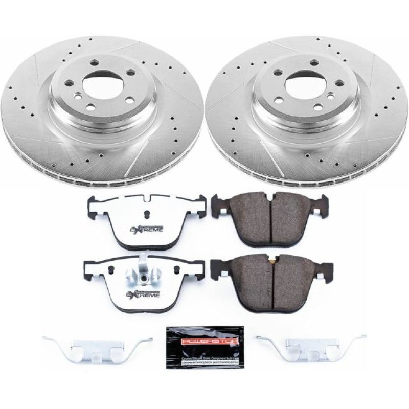 Power Stop 11 - 15 BMW 750i Rear Z26 Street Warrior Brake Kit - My Store