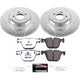 Power Stop 11 - 15 BMW 750i Rear Z26 Street Warrior Brake Kit - My Store