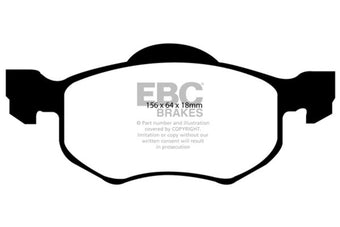 compare product EBC 00-04 Ford Escape 2.0 Ultimax2 Front Brake Pads