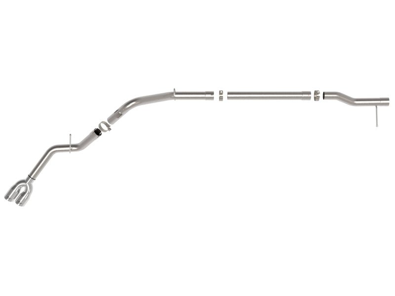 aFe Rebel XD Series 3 IN 304 Stainless Steel DPF - Back Exhaust w/Dual Polished Tips - My Store