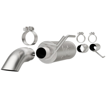 compare product MagnaFlow Cat-Back, SS, 2.5/3in, Turn Down In Front Rear Tire 2015 Ford F150 5.0L V8 Ext Cab