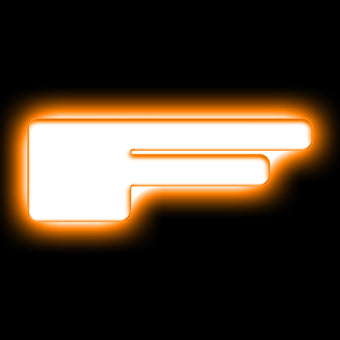 compare product ORACLE Lighting Universal Illuminated LED Letter Badges - Matte Wht Surface Finish - F