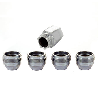 compare product McGard Wheel Lock Nut Set - 4pk. (Under Hub Cap / Cone Seat) M12X1.25 / 19mm & 21mm Hex / .775in. L