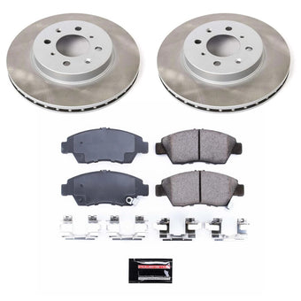 compare product Power Stop 07-08 Honda Fit Front Semi-Coated Rotor Kit