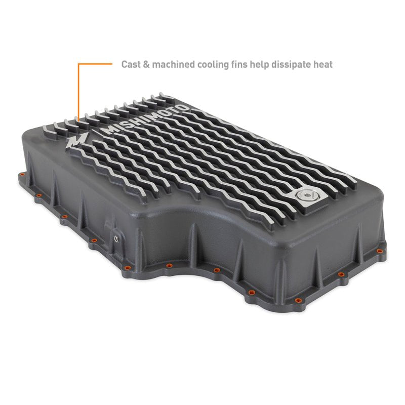 Mishimoto 2011+ Powerstroke 6R140 Transmission Pan - Cast - GR - My Store