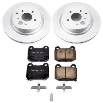 compare product Power Stop 03-04 Infiniti G35 Rear Z17 Evolution Geomet Coated Brake Kit