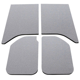 compare product DEI 11-18 Jeep Wrangler JK 2-Door Boom Mat Headliner - 4 Piece - Gray