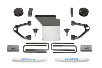 compare product Fabtech 14-18 GM K1500 w/OE Alum. UCA 4in Budget UCA System w/Rear Perf. Shocks