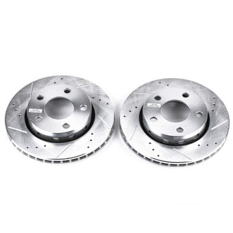 compare product Power Stop 00-02 Audi S4 Rear Evolution Drilled & Slotted Rotors - Pair