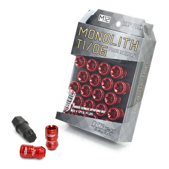 compare product Project Kics 12x1.25 Monolith T1/06 Lut Nut Set - Red (20 Pcs)