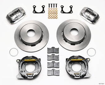 compare product Wilwood Forged Dynalite P/S Park Brake Kit Polished Big Ford 2.36in Offset Currie Blank