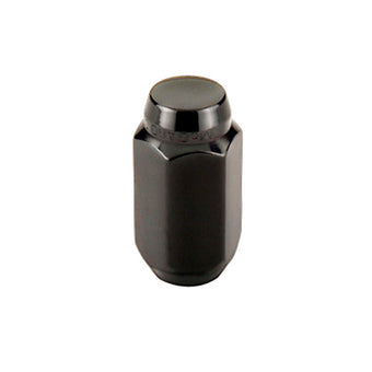 compare product McGard Hex Lug Nut (Cone Seat) M14X1.5 / 22mm Hex / 1.635in. Length (Box of 144) - Black