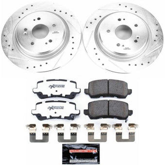 compare product Power Stop 15-19 Acura TLX Rear Z26 Street Warrior Brake Kit