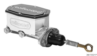 compare product Wilwood Compact Tandem Master Cylinder - 15/16in Bore - w/Pushrod fits Mustang (Ball Burnished)