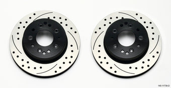 compare product Wilwood Rotor Kit Rear-Drilled 65-82 Corvette C2/C3 (1Pc Rotors)