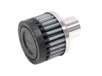 compare product K&N Steel Base Crankcase Vent Filter/Breather 1in Vent OD x 2in OD x 1.5in Height