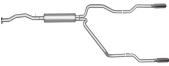 compare product Gibson 96-97 Chevrolet C1500 Base 4.3L 2.5in Cat-Back Dual Split Exhaust - Stainless