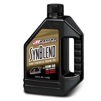 compare product Maxima Syn Blend Ester 4T Semi-Synthetic 15W50 Engine Oil - 1L