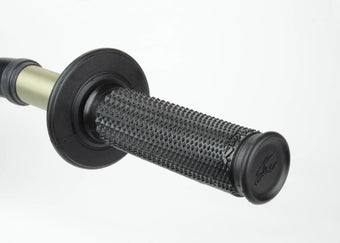 compare product Renthal Ultra-Tacky Dual Compound Grips Tapered 1/2 Waffle - Black