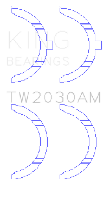 compare product King Engine Bearings Toyota 1GR-FE Thrust Washer Set