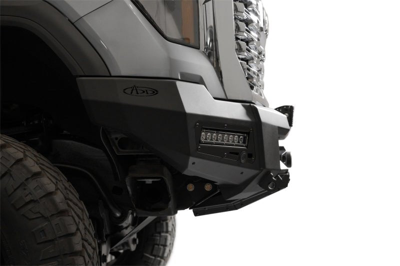 Addictive Desert Designs 24+ GMC 2500/3500 Phantom Front Bumper w/Winch - Hammer Black - My Store