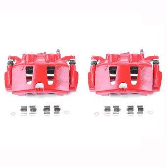 compare product Power Stop 2017 Chrysler Pacifica Front Red Calipers w/Brackets - Pair