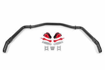 compare product BMR 05-14 Ford Mustang Front Hollow 38mm Sway Bar Kit w/ Bushings - Hammertone Black