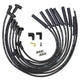 Moroso Ford 289 302 351W HEI - Style Cap Ultra 350 8mm Multi - Angle Boot Spark Plug Wire Set - Black - My Store