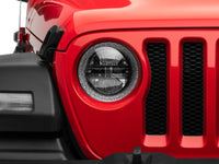 Raxiom 18 - 22 Jeep Wrangler JL/JT Axial Series LED Headlights - Black Housing (Clear Lens) - My Store