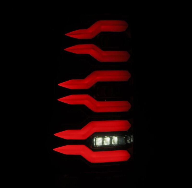 AlphaRex 99 - 06 Chevrolet Silverado Sierra LUXX - Series LED Tail Lights Alpha - Black - My Store