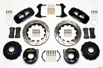 compare product Wilwood AERO4 Rear P-Brake Kit 14.00in Drilled 2005-2014 Mustang