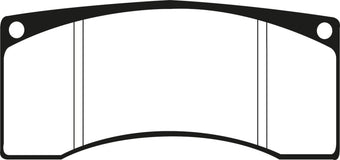 compare product EBC Ford Saleen Mustang Alcon front calipers Redstuff Front Brake Pads