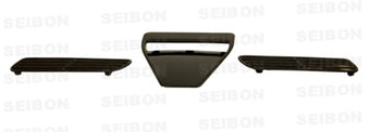 compare product Seibon 08-09 Mitsubishi Evo X Carbon Fiber Hood Scoop - Only Fits OEM Hoods (Not Seibon Hoods)