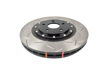 compare product DBA 11-17 Jeep Grand Cherokee Trackhawk (6.2L V8) 5000 Series Slotted Front Brake Rotor w/Black Hat
