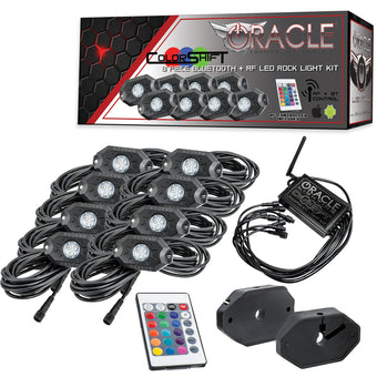 compare product Oracle Bluetooth + RF Underbody Rock Light Kit - 8 PCS - ColorSHIFT