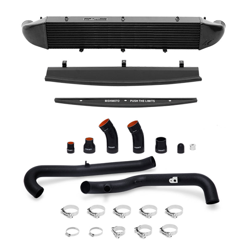 Mishimoto 2014 - 2016 Ford Fiesta ST 1.6L Front Mount Intercooler (Black) Kit w/ Pipes (Black) - My Store