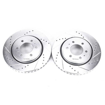 compare product Power Stop 07-19 Ford Expedition Front Evolution Drilled & Slotted Rotors - Pair
