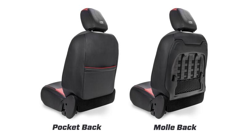 PRP 2018+ Jeep Wrangler JL/2 door/ Non - Rubicon Front Seat Covers(Pair) - All Black - My Store