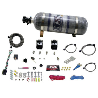 compare product Nitrous Express Ford EFI Race Single Nozzle Nitrous Kit (100-250HP) w/Composite Bottle
