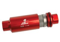 Aeromotive In - Line Filter - AN - 10 size - 40 Micron SS Element - Red Anodize Finish - My Store