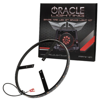 compare product Oracle LED Illuminated Wheel Ring 3rd Brake Light - Red